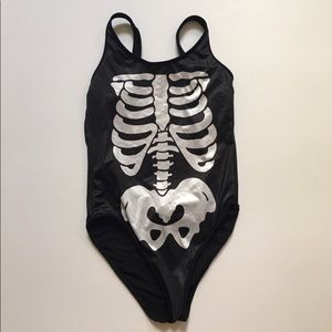 Wildfox Swim Skeleton One Piece